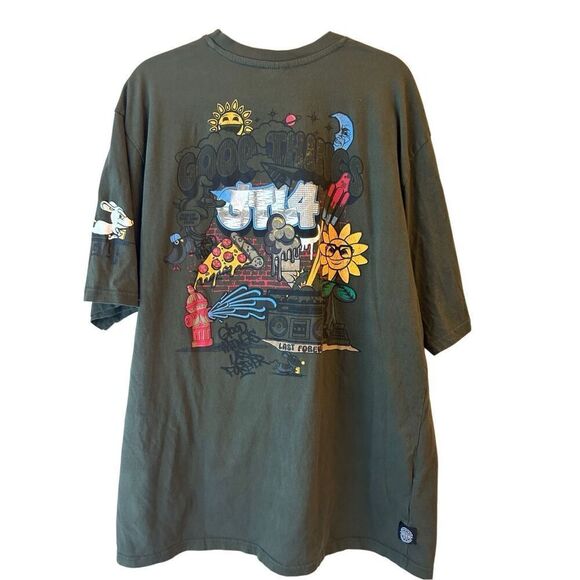 GTL4 Graffiti design men's graphic T-shirt 3XL - Picture 1 of 10
